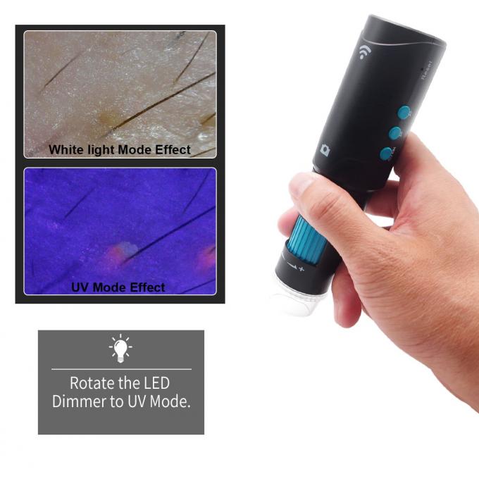 UV Light Fluorescent Wireless Digital Microscope 1920x1080 For Beauty Salons ODM 0