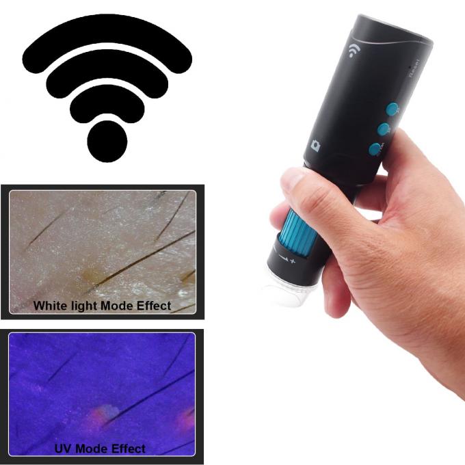 200x Special Lighting UV Wifi Digital Microscope For Phone FCC 0
