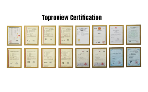 COMPANY NEWS - Certificate Wall from Toproview Office