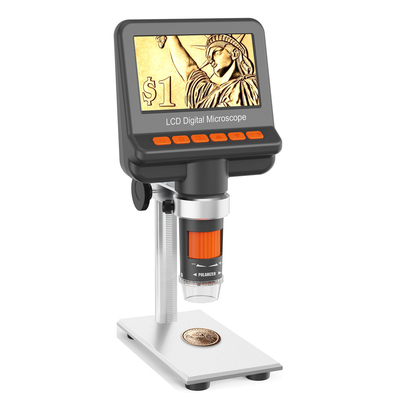 Real 5MP Coin Inspection Microscope With Tv Output 250x Used Education