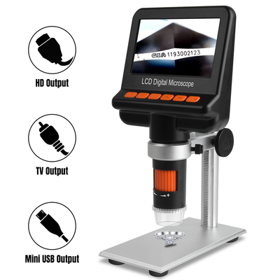 Good price HD 2MP Gem Lcd Digital Microscope With Screen 4.3 Inch 150x online