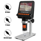 China 12MP Portable Digital Microscope For Coins 1200x Polarizer Measurement for sale