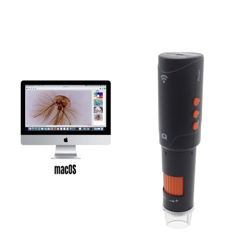 110mm Wireless Digital Microscope Handheld 25Fps Digital Video Microscope WiFi
