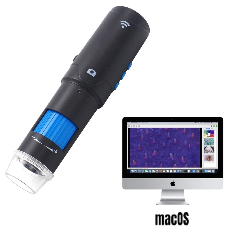 UV 200x Wireless Digital Microscope For Iphone 1280x720 Hair Follicle
