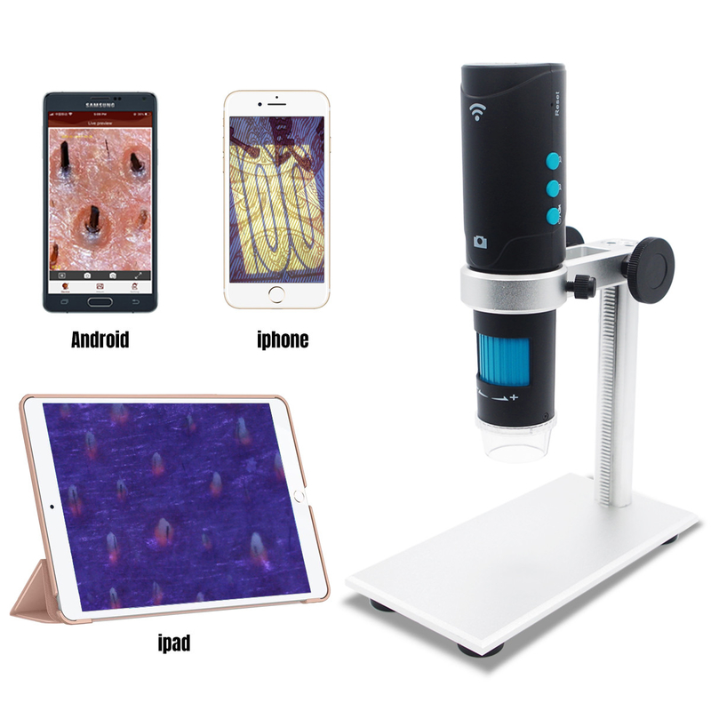 400nm Wavelength Digital Wireless Microscope For Iphone USB 2.0 Windows