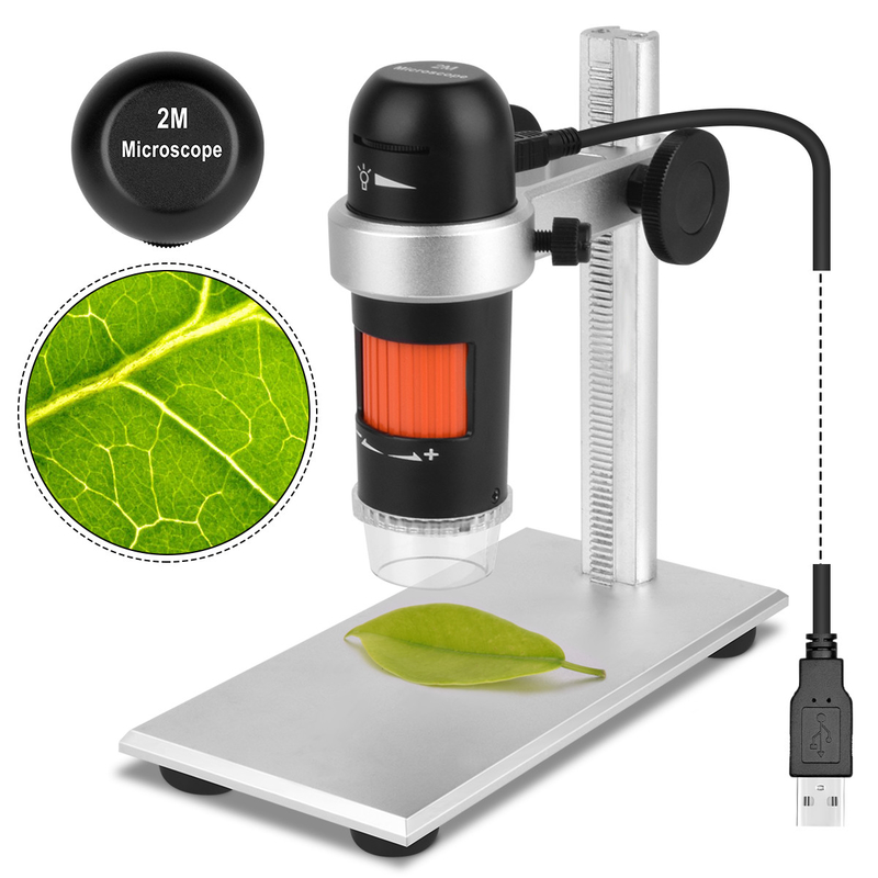 2MP 200x Digital Microscope 1080P Polarizer Plug And Play