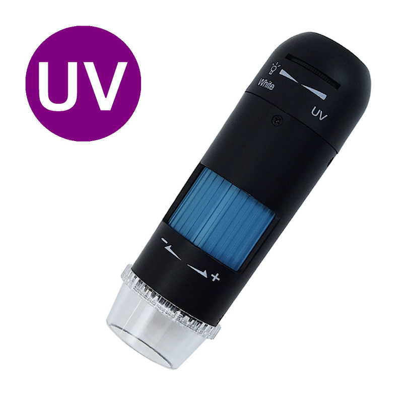 RoHS 200x 1080P UV Portable Digital Microscope For Skin Hair Scalp Detector