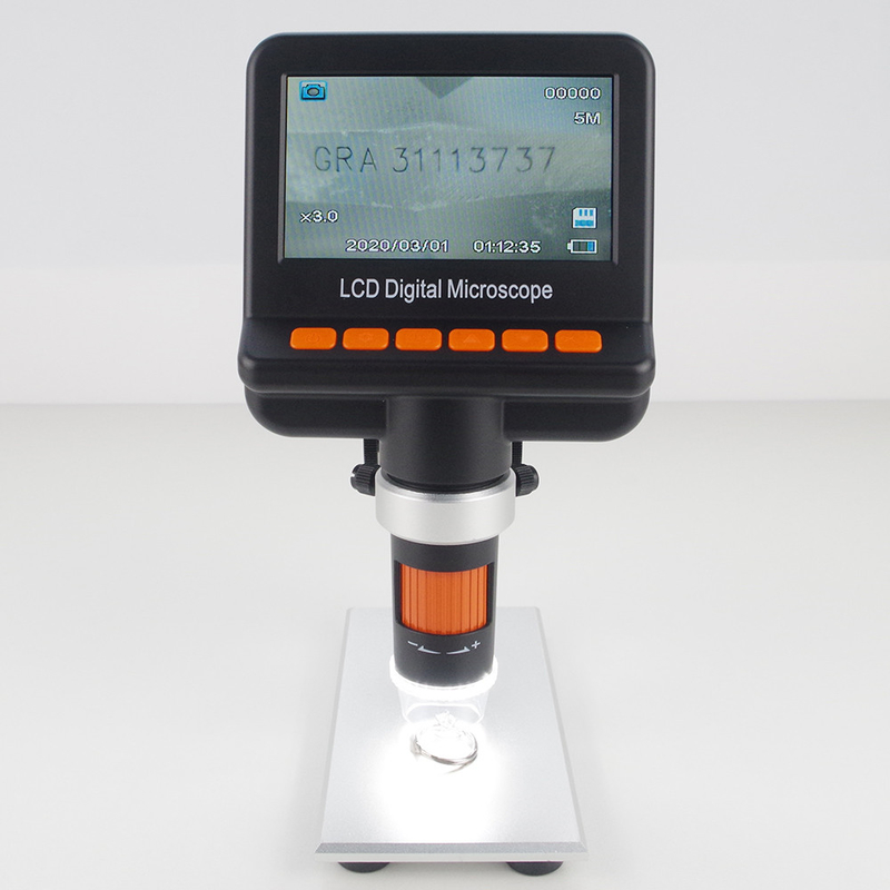 Polarizer Jewelry Microscope Handheld 4.3 Inch 1200x Digital Microscope