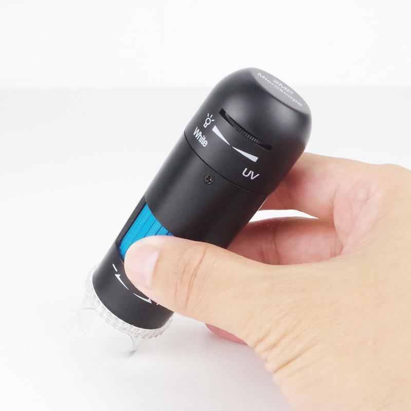 200x Digital Dermatoscope UV 2MP Portable Handheld Microscope Facial Detector
